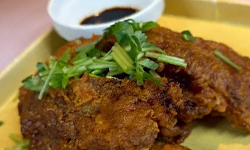 鹿スペアリブの炙り焼き